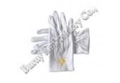 Masonic Regalia Hands Embroidery Gloves
